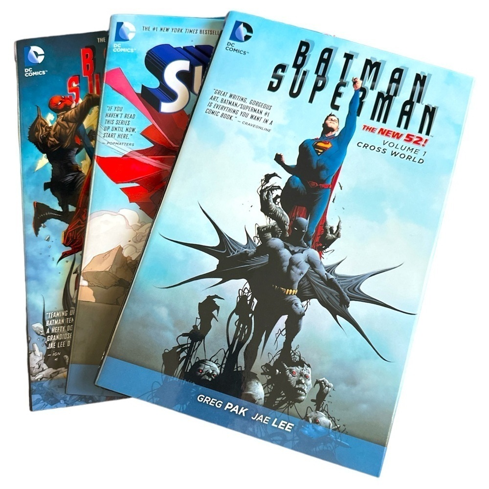 DC comics graphic novels Superman/batman 1&2 of Superman/batman & 3 of Superman
